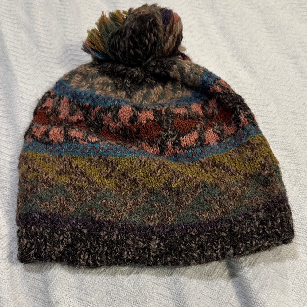 Peruvian Connection Multicolor Knit Hat